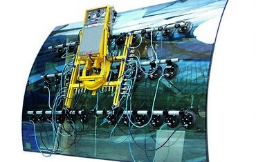INSTALLATION OF RADIAL GLASS (MIN. RADIUS 1500 MM)