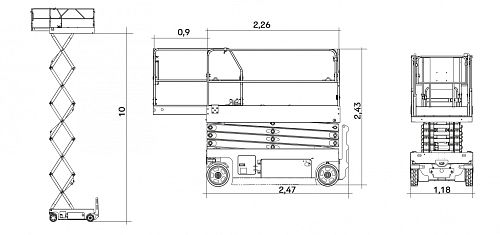 Scissors lift AS1012