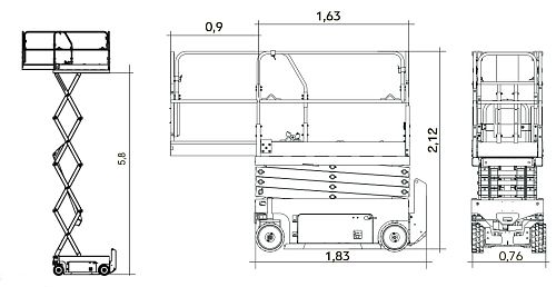 Scissors lift AS0607